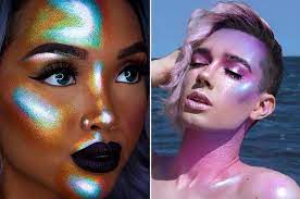 12 Insane Highlighter Makeup Trends You Probably Don T Have The Guts To Try Highlighter Makeup Makeup Trends Galaxy Makeup