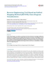 Pdf Reverse Engineering Tool Based On Unified Mapping