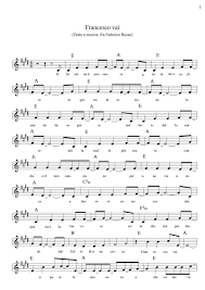 f# e c#m a b f#m g#m d ➧ chords for il canto dell'amore with capo transposer, play along with guitar, piano, ukulele & mandolin. Francesco Vai Spartito Fra Federico Russo Il Canto Dell Amore
