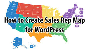 The page links to individual us state maps. How To Create Sales Regions In The U S Map For Wordpress Youtube