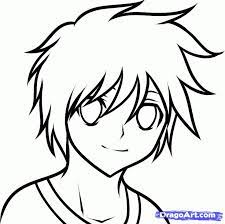 Get ideas on creating your own anime and manga ocs! Easy Draw Anime How To Draw An Anime Boy For Kids Step 6 Anime Boy Sketch Anime Boy Hair Drawing People
