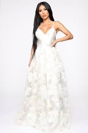 Bells Are Ringing Floral Gown Ivory Wedding Dresses Under 100 Long Wedding Dresses Floral Gown