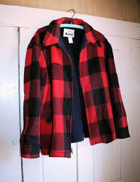 Black And White Checkered Jacket Mens 60s Men S Woolrich Jacket Red Black Buffalo Plaid Hunting Coat Hunting Clothes Red Jacket Red And Black Plaid