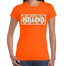 Nederlands elftal thuis shirt daley blind. Holland Nederlands Elftal Supporter T Shirt Oranje Voor Dames Fun En Feest
