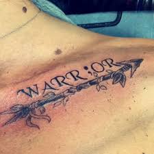 100 Warrior Tattoo Designs To Get Motivated Collar Bone Tattoo Warrior Tattoos Bone Tattoos