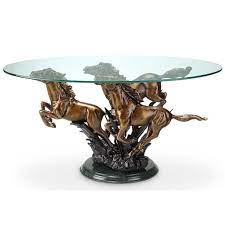 This is not a stock item, but as they come in, we keep a list of customers who want a table. Galloping Horse Coffee Table Coffee Table Horse Decor Rustic Table