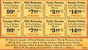 Popeyes Coupons Printable 2013 Popeyes Coupons Printable Coupons Free Printable Coupons Printable Coupons Popeyes Chicken