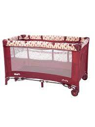 kraft murphy oyun parki park yatak 60x120 cm kirmizi fiyati d p612 krm