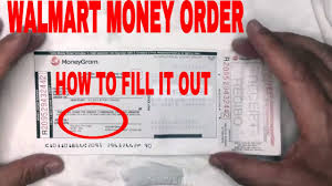 Cash, debit card, walmart money card. How To Fill Out A Walmart Money Order Youtube