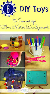 6 Diy Toys To Encourage Fine Motor Development Wonderbaby Org Motor Skills Kids Motor Skills Fine Motor
