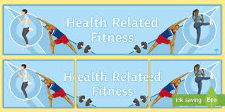 Health and physical fitness is important as it helps control weight, prevents diseases and illn. Fitness Health Related Fitness Display Banner