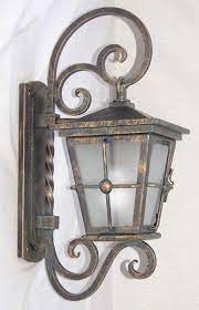 Obsidian Wall Mount Large Outdoor Wall Lantern Forja Lighting Wall Lantern Outdoor Wall Lantern Steel Art