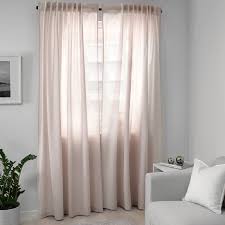 Hannalill Curtains 1 Pair Dark Pink 57x98 Ikea Pink Curtains Girls Bedroom Curtains Dark Curtains