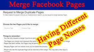 Merging your pages allows you to keep all of your fans and customers in one place, giving you more control over your message and. Merge Facebook Pages Having Different Names Merge Duplicate Pages Rejected Error Solving Youtube