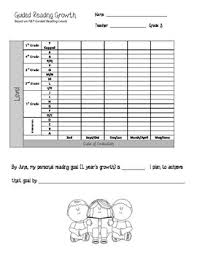 Guided Reading Progress Chart Worksheets Teaching