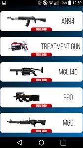 All apk / xapk files on apkfab.com are original and 100% safe with fast download. Weapons And Diamonds Guide For Free Fire For Android Apk Download