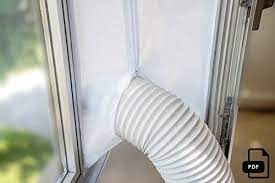 It should fit into the window opening so. Window Seal For Ac Unit Window Seal For Portable Air Conditioner Sealing Ac With Zip And Adhesive Fastener Best Way To Seal Casement Window With Maximum Length Of 158 Inches Pricepulse