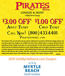 Pirate Voyage 3 Off Adult Ticket 1 Off Child Ticket