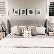 Maybe you would like to learn more about one of these? Master Bedroom Ideas Upholstered Bed Wayfair Bed King Bed Gray Bed Ma Master Bedroom Ideas Upholstered Bed Art Above King Bed Master Bedroom Wall Art