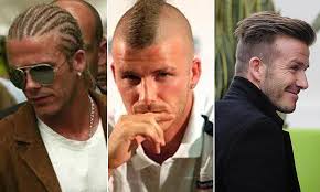 Many swimmers wear their goggles over one swim cap but under another; Hair We Go The 10 Best Haircuts Of All Time And The Three Worst And Beckham Has Had Them All Daily Mail Online