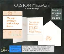Write name on this envelope and share to your birthday person. Second Life Marketplace Birthday Card Envelope With All My Love Custom Message Scripted