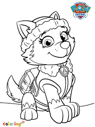 Paw Patrol Everest Free Coloring Page Thousands Of Coloring Pages And Printable Pages Of Cart In 2020 Paw Patrol Coloring Pages Paw Patrol Coloring Everest Paw Patrol