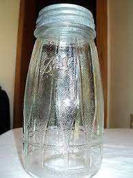 Vintage ball freezer jar & ball refrigerator and freezer jar | etsy. Vintage Ball Freezer Refrigerator Quart Mason Jar Tapered Ribbed Zinc Lid A19 Ebay In 2021 Mason Jars Ball Mason Jars Vintage Mason Jars