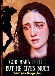 May my Lenten sacrifices draw me closer to your sacred heart.