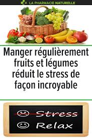 Manger Regulierement Fruits Et Legumes Reduit Le Stress De Facon Incroyable Fruits Et Legumes Manger Sainement Alimentation Saine