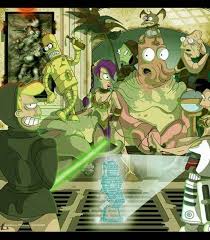 Futurama Star Wars Mash Up Futurama Star Wars Comedy Central