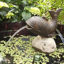 Wasserspeier Fisch Garten Deko Ideen Wasserspeier Garten Deko