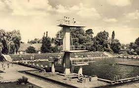 Forst Lausitz Schwimmbad 1967 Alte Ansichtskarten Freibad Schwimmbader