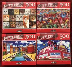 I have no doubt this was from the cut. Lot C 4 Cra Z Art Puzzlebug 500 Piece Jigsaw Puzzles 18 25 X 11 Brand New Puzzlebug 500 Piece Jigsaw Puzzles Jigsaw Puzzles 300 Pieces Jigsaw Puzzle