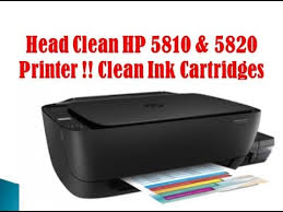 Head Clean Hp 5810 5820 Printer Clean Ink Cartridges Hp Printer Head Clean Youtube