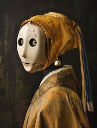 Robot With The Pearl Ear Ring Jigsaw Puzzle