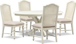 Charleston Round Dining Table And 4 Cane Back Dining Chairs In 2020 Round Dining Table Dining Room Sets Farmhouse Dining Room