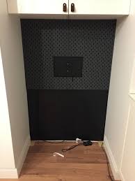 Ikea Skadis Hack For A Mini Office Nook In 2020 Mini Office Ikea Craft Room Design