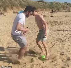 Ben foden (born 1985), english rugby union player; Man City Star Phil Foden Breaches Social Distancing Rules With A Kick About On The Beach 247 News Around The World