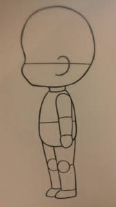 Free Chibi Body Template By Kaotikkupkake On Deviantart Chibi Body Beginner Sketches Chibi Drawings