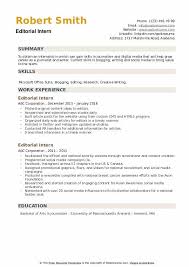 Ux research and design in online and distance learning. Editorial Intern Resume Samples Qwikresume