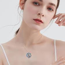 Amazon.com: YAFEINI Dragon Necklace 925 Sterling Silver Blue Crystal Dragon  Pendant Jewelry for Women : Clothing, Shoes & Jewelry