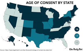 Age Of Consent By State The Legal Age Of Consent In Every