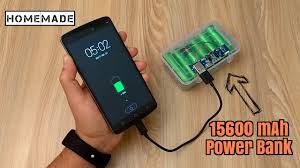 How To Make A 15600 Mah Power Bank From Scrap Laptop Battery Homemade Powerbank Laptop Battery Battery Hacks