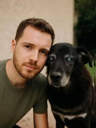 Hi everyone, our family recently adopted an almost blind dog who was  rescued from a kill shelter. My son and I went to pick him up in Cologne  and met Claudia, the