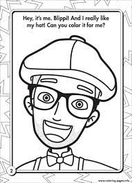 Maybe you would like to learn more about one of these? Blippi I Really Like My Hat Coloring Pages Printable