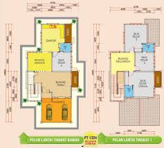 Pelan lantai bawah (1,476 kps) pelan lantai atas (1,249 kps). Plan Rumah 2 Tingkat 5 Bilik Design Rumah Terkini