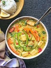 Thai Green Curry With Tofu Vegan Spice Trip With Paulami