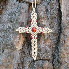 How To Make A Macrame Cross Macrame Jewelry Tutorial Macrame Patterns Tutorials Macrame Knots Pattern