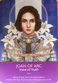 Joan Of Arc Voice Of Truth Kyle Gray Keepers Of The Light Oracle Cards Joan Of Arc Saint Joan Of Arc Angel Tarot Cards