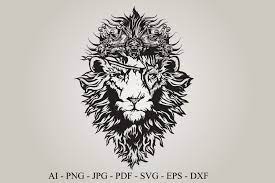 Free Free 198 Crown Lion Face Svg Free SVG PNG EPS DXF File